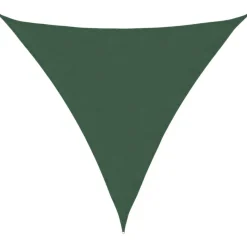 vidaXL Sonnensegel Oxford-Gewebe Dreieckig 3x3x3 m Dunkelgrün
