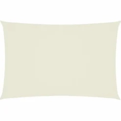 vidaXL Sonnensegel Oxford-Gewebe Rechteckig 2x4 m Creme