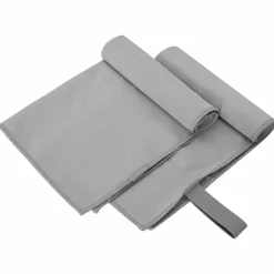 vidaXL Sporthandtücher 2 pcs Dunkelgrau 50 x 30 cm