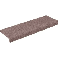 vidaXL Stufenmatten Selbstklebend 15 Stk. 65x21x4 cm Hellbraun Rechteckiger Rand