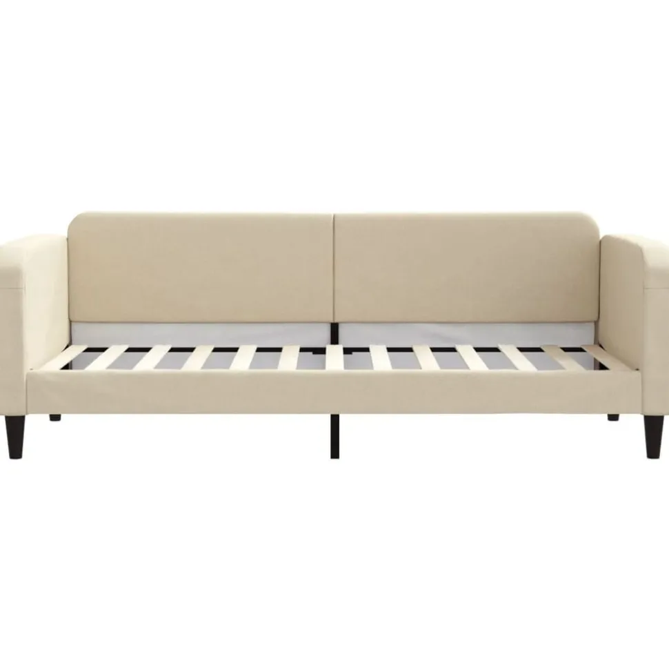 vidaXL Tagesbett Creme 80x200 cm Stoff