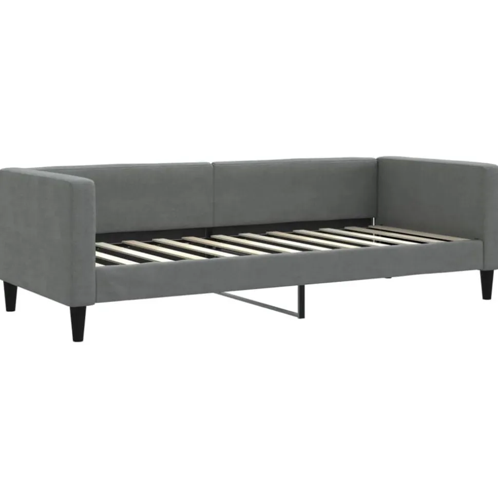 vidaXL Tagesbett Dunkelgrau 80x200 cm Stoff