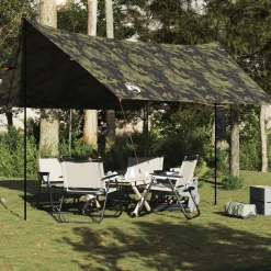vidaXL Tarp Tarnmuster 462x306x211 cm Wasserdicht