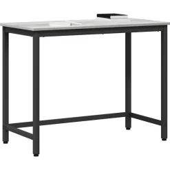 vidaXL Tisch Graues Sonoma 80 x 50 x 76,5 cm Ingenieure Holz und Stahl