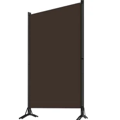vidaXL 3-tlg. Raumteiler Braun 260x180 cm