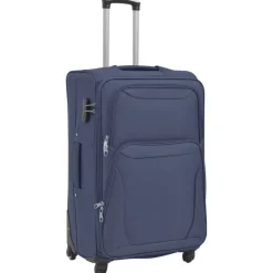 vidaXL 3-tlg. Weichgepäck Trolley-Set Marineblau