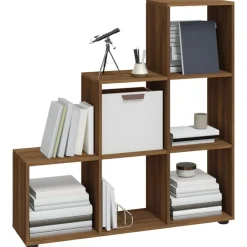 vidaXL Treppenregal Braun Eichen-Optik 107 cm Holzwerkstoff