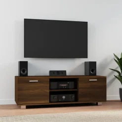 vidaXL TV-Schrank Braun Eichen-Optik 120x40,5x35 cm Holzwerkstoff