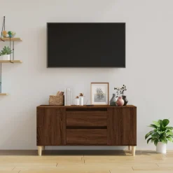 vidaXL TV-Schrank Braun Eichen-Optik 102x44,5x50 cm Holzwerkstoff