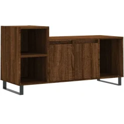 vidaXL TV-Schrank Braun Eichen-Optik 100x35x55 cm Holzwerkstoff