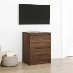 vidaXL TV-Schrank Braun Eichen-Optik 40x35x54 cm Holzwerkstoff