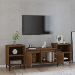 vidaXL TV-Schrank Braun Eichen-Optik 160x35x55 cm Holzwerkstoff
