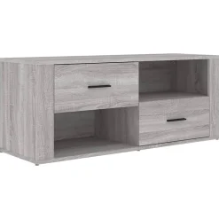 vidaXL TV-Schrank Grau Sonoma 100x35x40 cm Holzwerkstoff