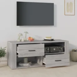 vidaXL TV-Schrank Grau Sonoma 100x35x40 cm Holzwerkstoff