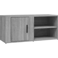 vidaXL TV-Schrank Grau Sonoma 80x31,5x36 cm Holzwerkstoff