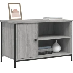 vidaXL TV-Schrank Grau Sonoma 80x40x50 cm Holzwerkstoff