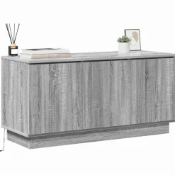 vidaXL TV-Schränk Graues Sonoma 100 x 38 x 49 cm Holzwerkstoff