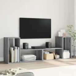 vidaXL TV-Schränke 2 Stk. Grau Sonoma 75x30x50 cm Holzwerkstoff