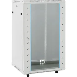 vidaXL 18U Netzwerkschrank 19" IP20 Grau 60x60x100 cm