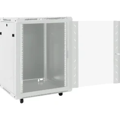 vidaXL 15U Netzwerkschrank 19" IP20 Grau 60x45x86 cm
