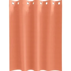 vidaXL Verdunkelungs-Vorhänge mit Ringen 2 pcs Terrakotta 140 x 140 cm