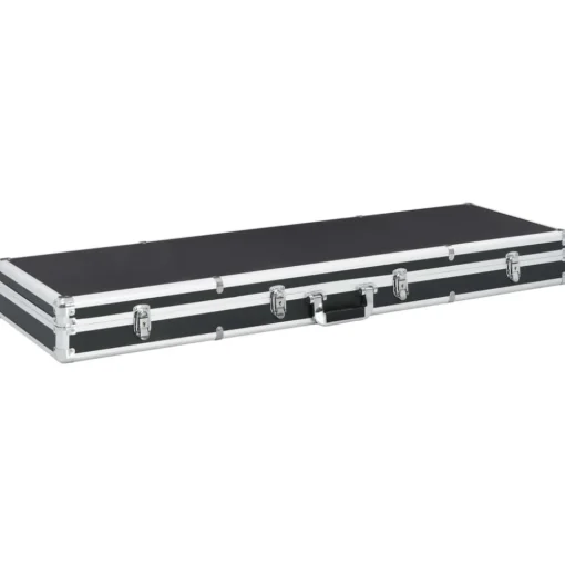 vidaXL Waffenkoffer Schwarz 118×38×12 cm Aluminium