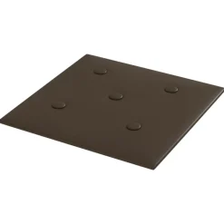 vidaXL Wandkopfteilen 12 pcs Braun 30 x 30 cm Kunstleder