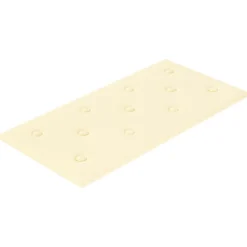 vidaXL Wandkopfteilen 12 pcs Creme 60 x 30 cm Kunstleder