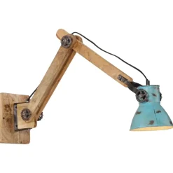 vidaXL Wandleuchte 25 W Blau 96x15x20 cm E27