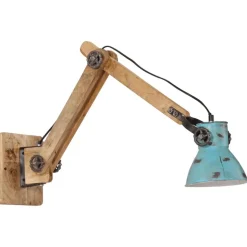 vidaXL Wandleuchte 25 W Blau 96x15x20 cm E27