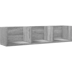 vidaXL Wandschrank Grau Sonoma-Eiche 75x18x16,5 cm Holzwerkstoff