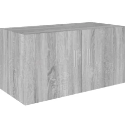 vidaXL Wandschrank Grau Sonoma 80x39x40 cm Holzwerkstoff