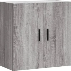 vidaXL Wandschrank Grau Sonoma 60x31x60 cm Holzwerkstoff