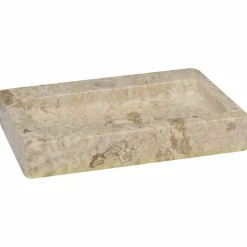 vidaXL Wandwaschbecken Creme 38x24x6,5 cm Marmor