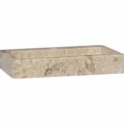 vidaXL Wandwaschbecken Creme 38x24x6,5 cm Marmor