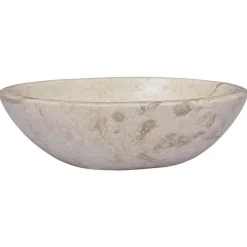 vidaXL Waschbecken Creme 53x40x15 cm Marmor