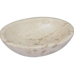 vidaXL Waschbecken Creme 53x40x15 cm Marmor
