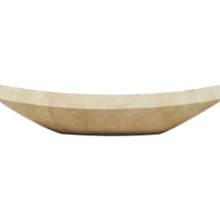 vidaXL Waschbecken 50x35x12 cm Marmor Cremefarben