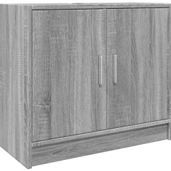 vidaXL Waschbeckenunterschrank Grau Sonoma 63x29x55 cm Holzwerkstoff