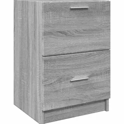 vidaXL Waschbeckenunterschrank Grau Sonoma 40x37x59 cm Holzwerkstoff