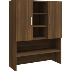 vidaXL Waschmaschinenschrank Braun Eichen-Optik 70,5x25,5x90 cm