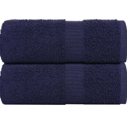vidaXL Waschtücher FROGN 2 Stk. Marineblau 30x30 cm 360 g/m²