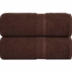 vidaXL Waschtücher FROGN 2 Stk. Braun 30x30 cm 360 g/m²