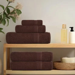 vidaXL Waschtücher FROGN 2 Stk. Braun 30x30 cm 360 g/m²