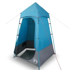 vidaXL WC-Zelt Blau Wasserdicht
