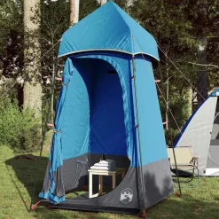 vidaXL WC-Zelt Blau Wasserdicht