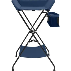vidaXL Wickeltisch Marineblau Eisen