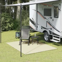 vidaXL Zeltteppich Creme 4x2 m