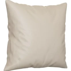 vidaXL Zierkissen 2 Stk. Creme 40x40 cm Mikrofasergewebe
