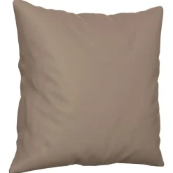 vidaXL Zierkissen 2 Stk. Taupe 40x40 cm Mikrofasergewebe